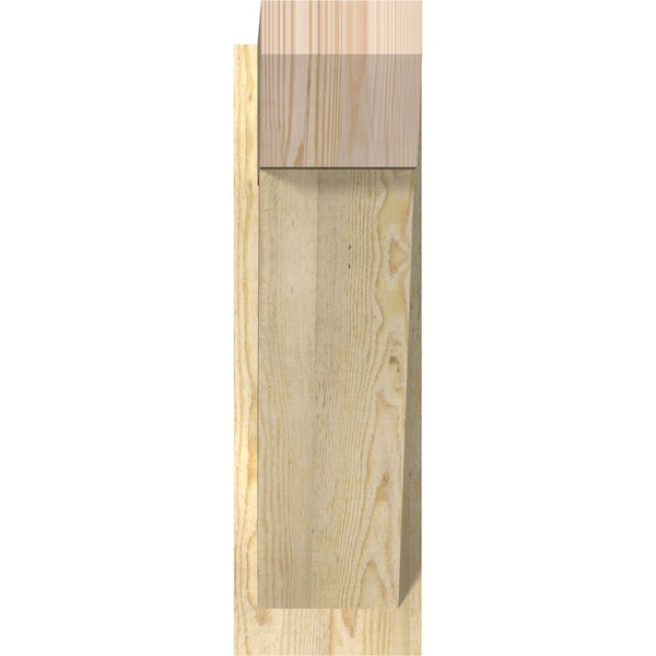 Traditional Slat Rough Sawn Outlooker, Douglas Fir, 8W X 22D X 26H